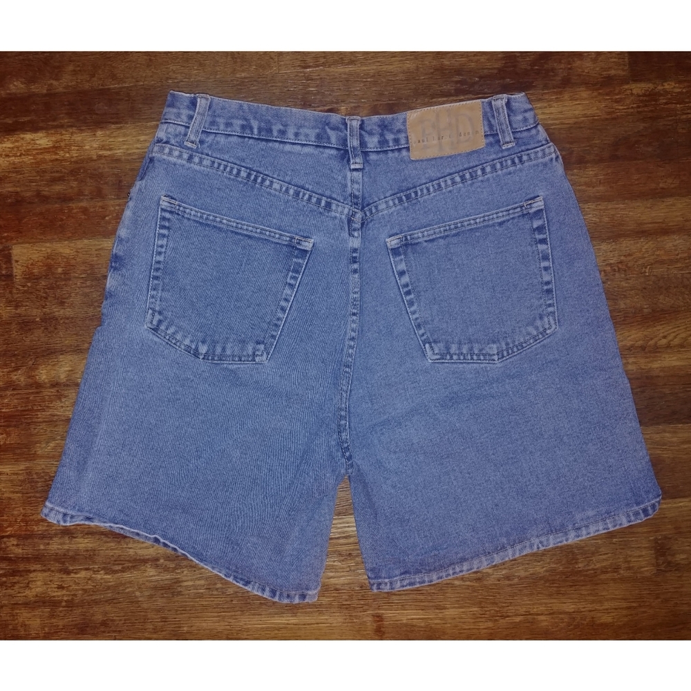 Paul Harris Denim vintage Retro High Waist mom jean denim shorts